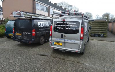 Uitgeleend aan collega zonweringsbedrijf